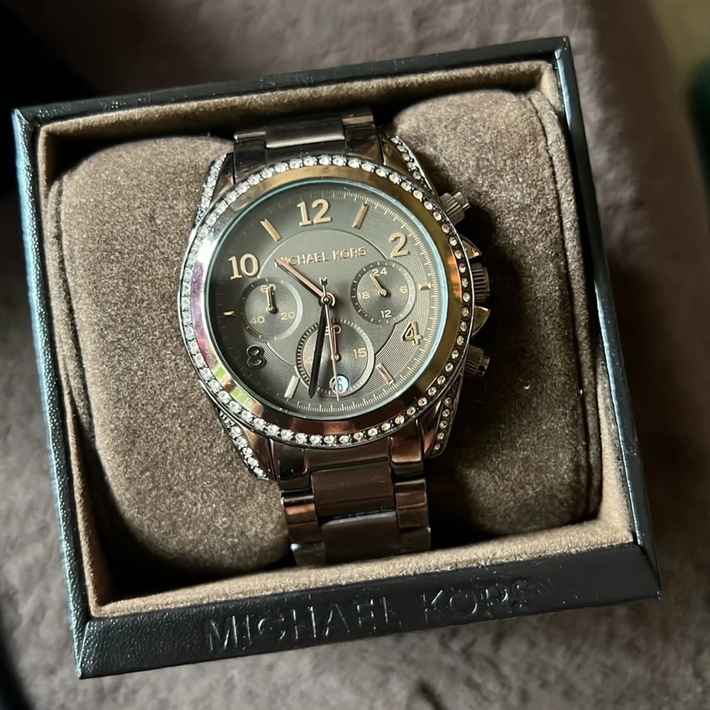 Michael Kors Bronze-Tone Watch - Picture 2 of 5
